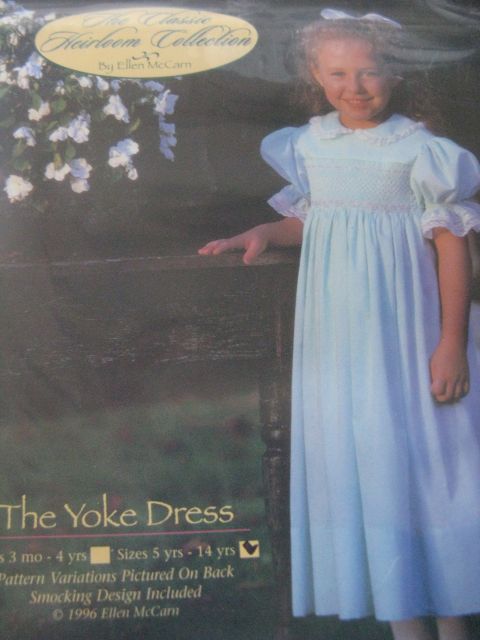 Ultimate Yoke Dress Size 3mo-4 yrs
